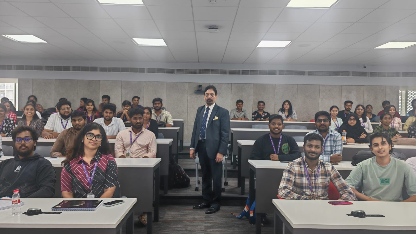 Dr. Ibrahim Trains Management Students